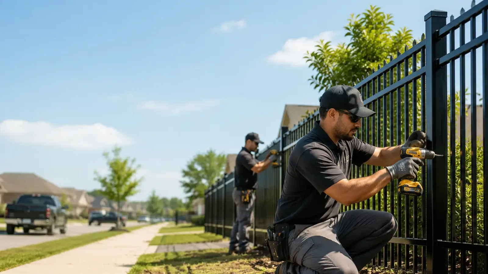 Metal Fence Installation in Carle Place, NY
